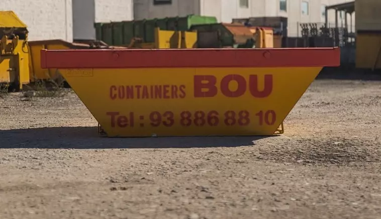 contenedor residuos obra